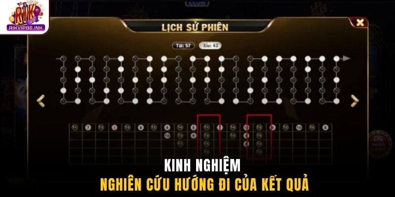 Kinh nghiệm nghiên cứu hướng đi của kết quả